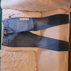 High rise skinny jeans